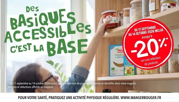 Des basiques accessibles, c'est la base !